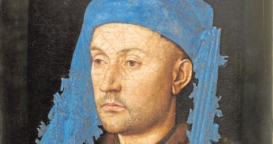 «Retrato de hombre con tocado azul» (c. 1430), de Jan Van Eyck