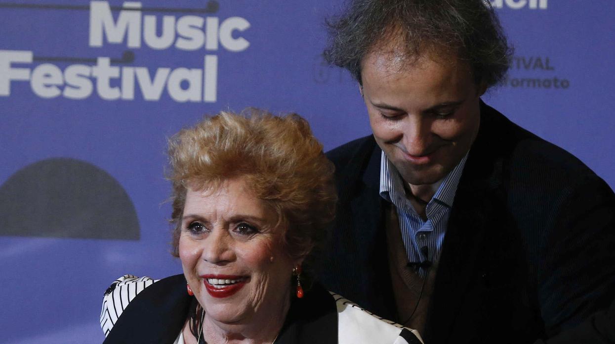 La cantante María Jiménez, icono de la música y del empoderamiento femenino, durante la presentación este miércoles en Madrid del Universal Music Festival