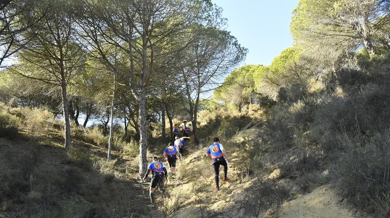 Practicando orientación en Huelva