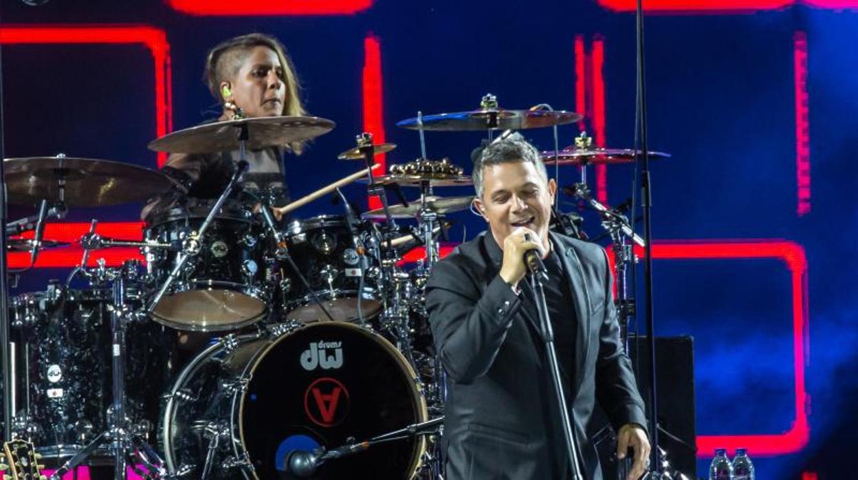 Alejandro Sanz durante su gira de 2019