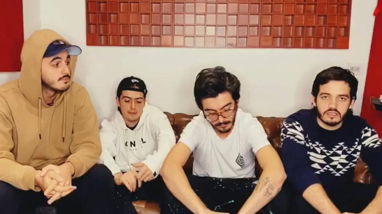 Morat, en el vídeo que han compartido con sus fans para explicarles cómo se encuentran