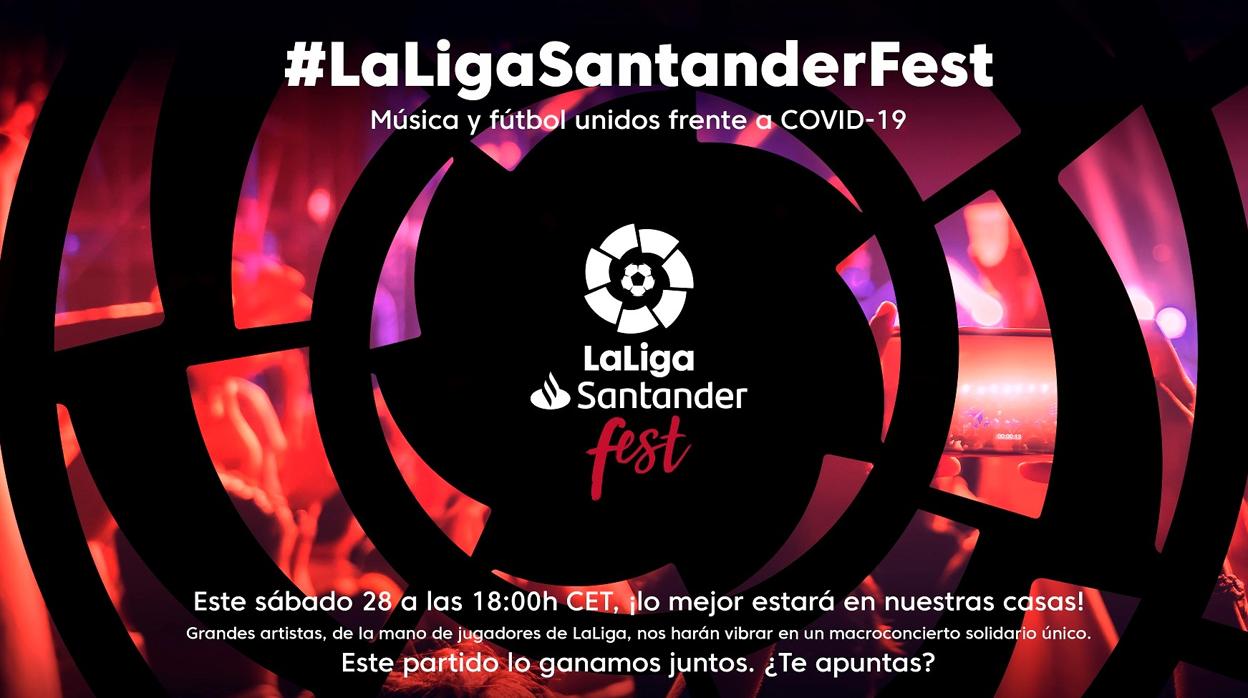 Sigue en vídeo el concierto de LaLiga para luchar contra el coronavirus