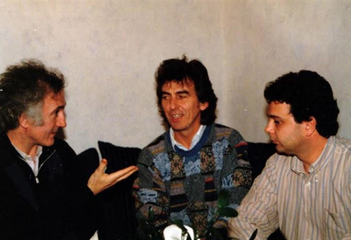 Luis Merino con George Harrison