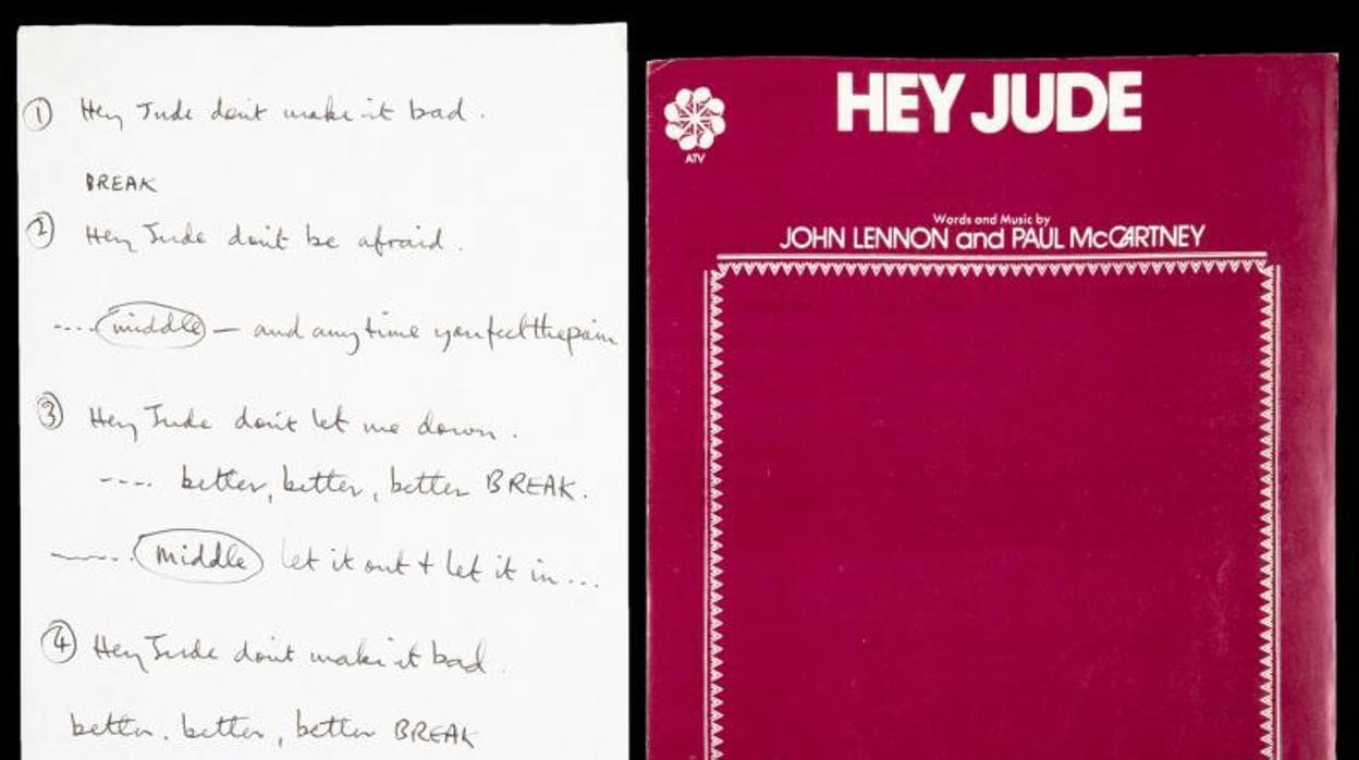 La letra de «Hey Jude», de la mano de Paul McCartney