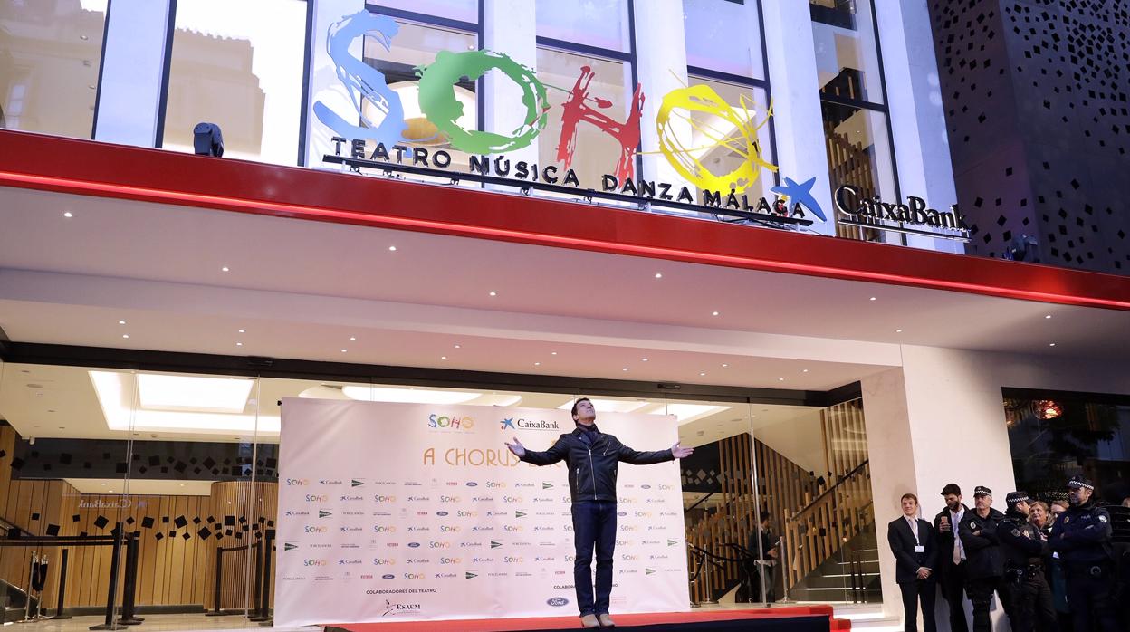 Antonio Banderas, en el Teatro del Soho Caixabank