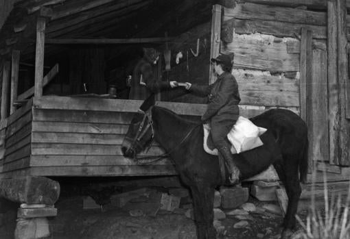 Una de las bibliotecarias que, a lomos de un caballo, llevó libros a las zonas más aisladas de la cordillera de los Apalaches en la década de 1930