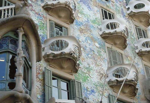 Fachada de la Casa Batlló, en Barcelona