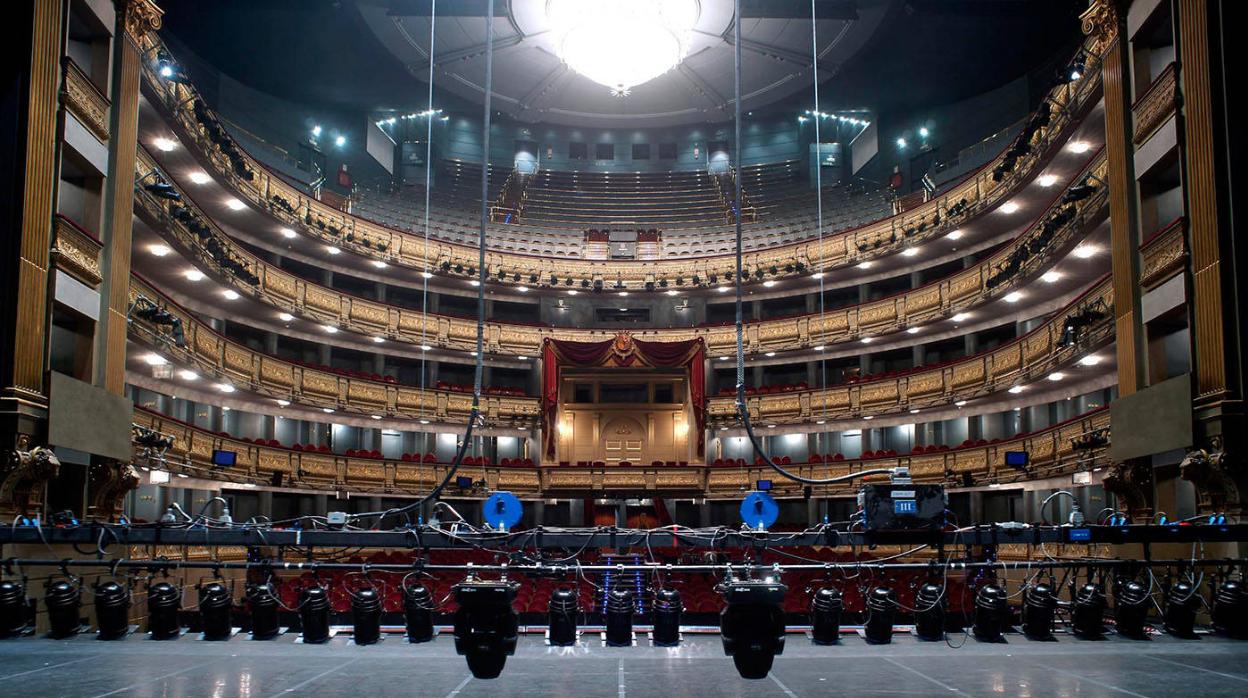 El Teatro Real, vacío