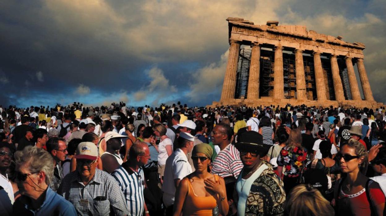 Este año no veremos masas de turistas en la Acrópolis