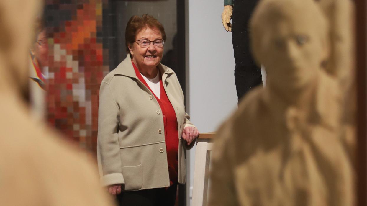 Helga, durante la presentación de parte de los fondos de su colección en Córdoba