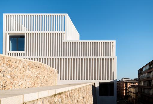 Detalle de la ampliación del museo de Tuñón+Arquitectos