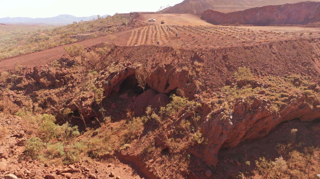 Una empresa minera destruye con explosivos unas cuevas sagradas de hace 46.000 años en Australia