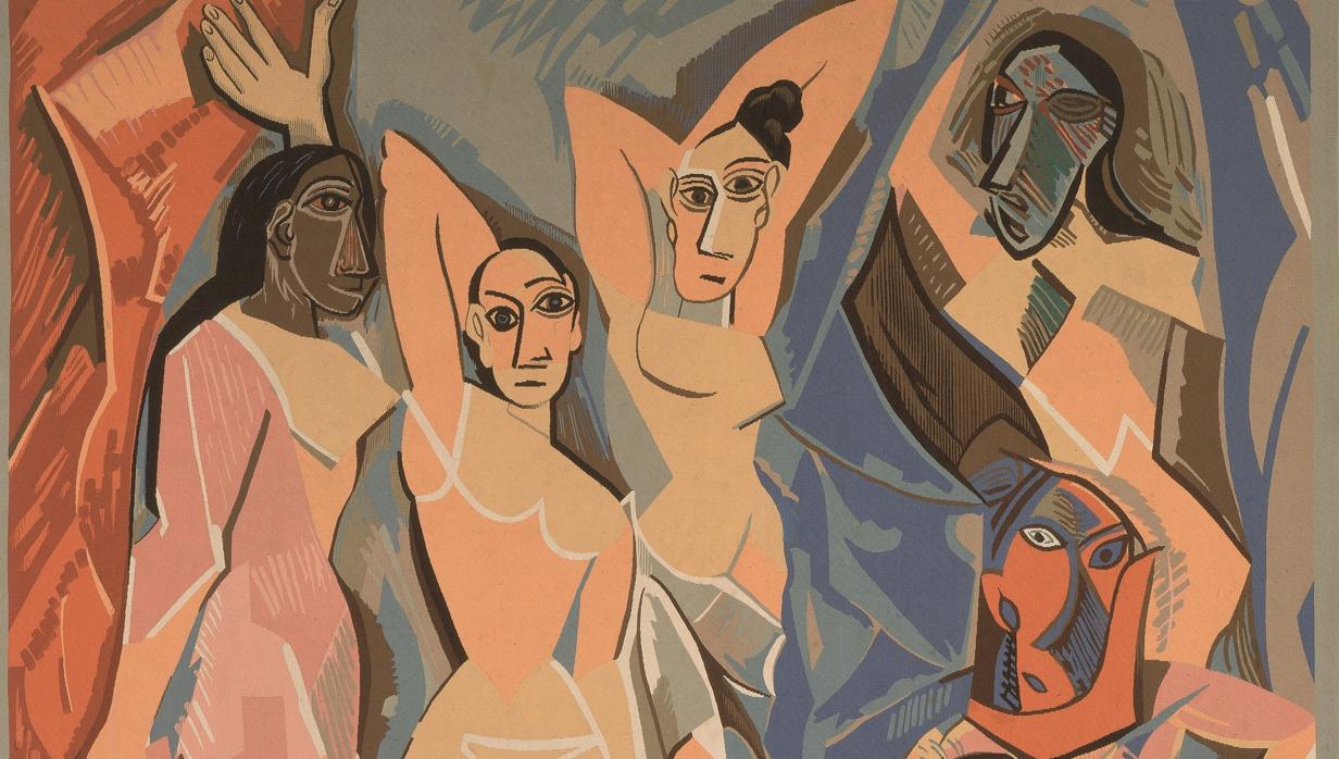 René y Jacqueline Dürrbach, según Pablo Picasso Les Demoiselles d´Avignon