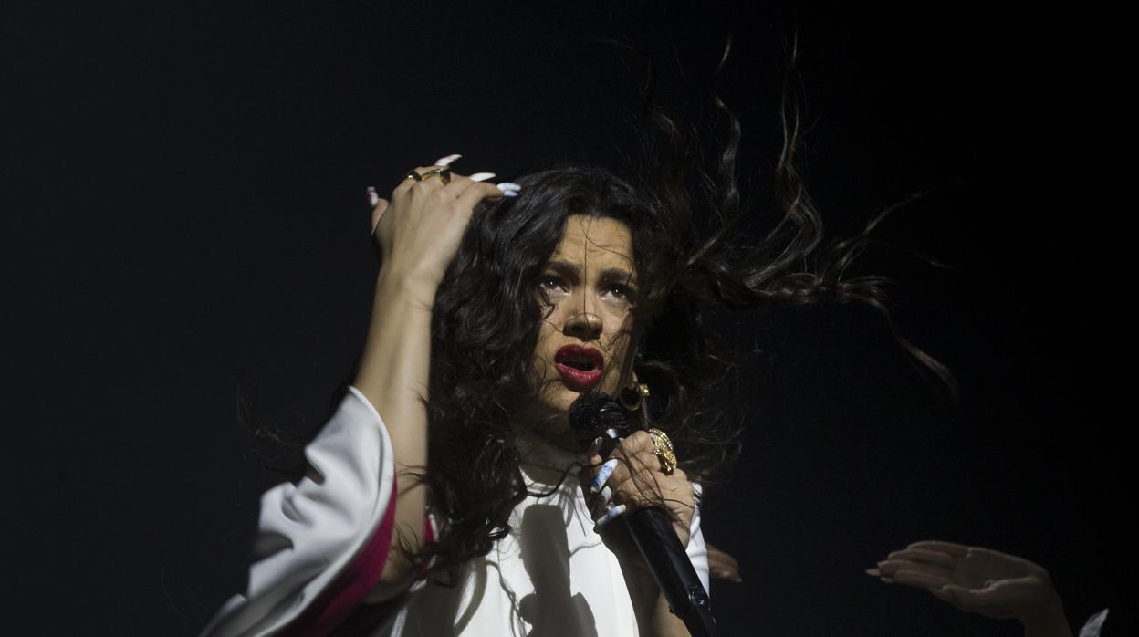 Imagen de archivo de Rosalía en el WiZink Center madrileño