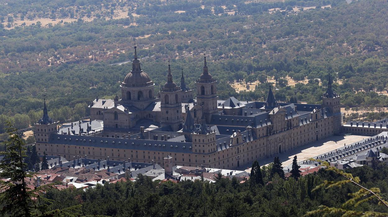 Vista aérea del Monasterio de San Lorenzo de El Escorial