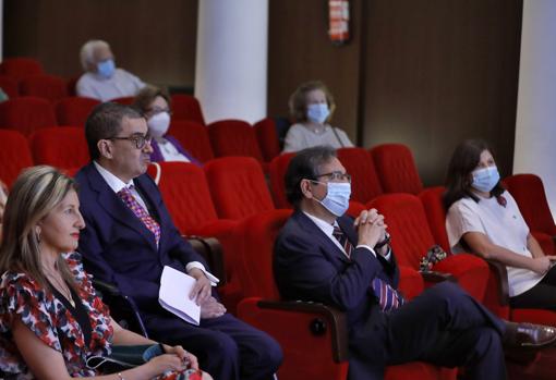 Lola Chaves, Francisco Robles, Antonio Pulido y Marta Parias