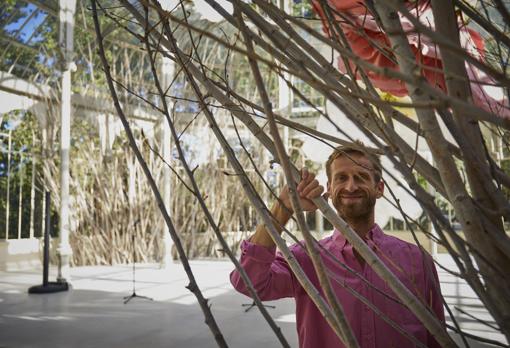 Petrit Halilaj, en el Palacio de Cristal