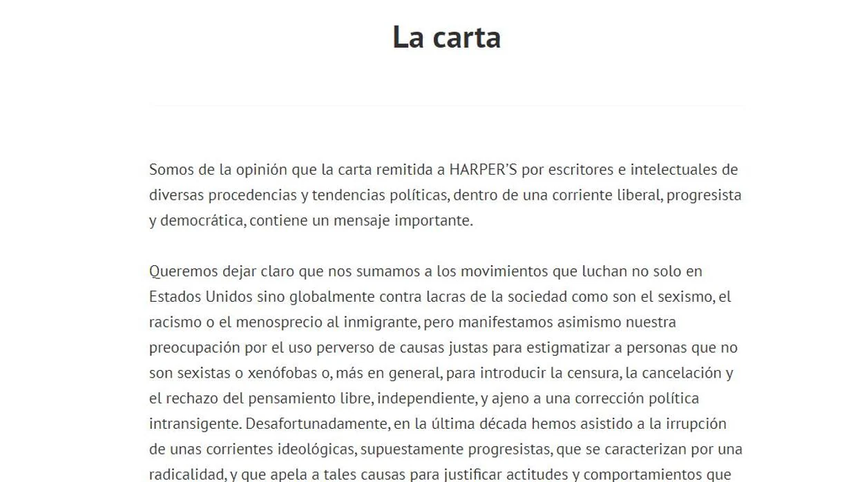 Carta íntegra y totalidad de firmantes del manifiesto español contra la dictadura del pensamiento único en la izquierda