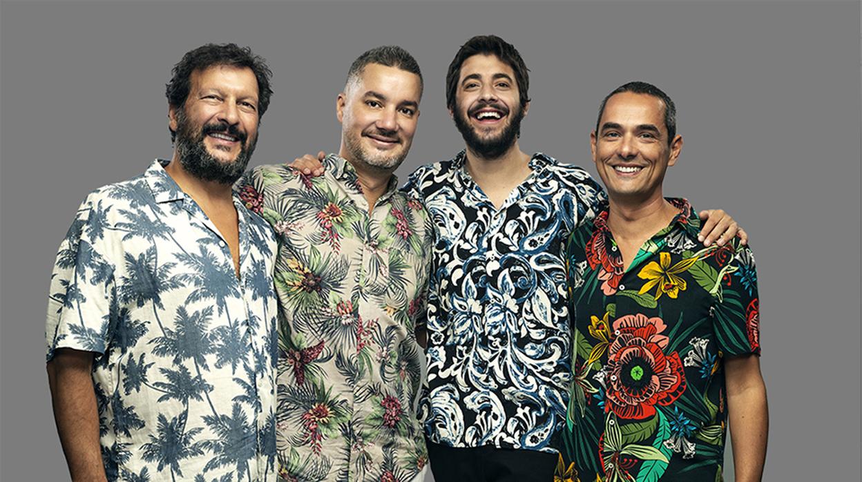 El cantante portigués Salvador Sobral, con su banda