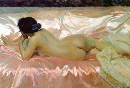 Desnudo de Mujer, por Joaquín Sorolla
