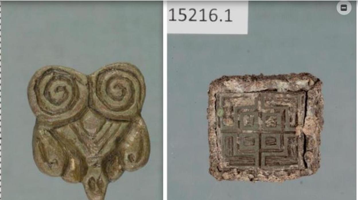 Accesorios orientales encontrados importados de la Era Vikinga