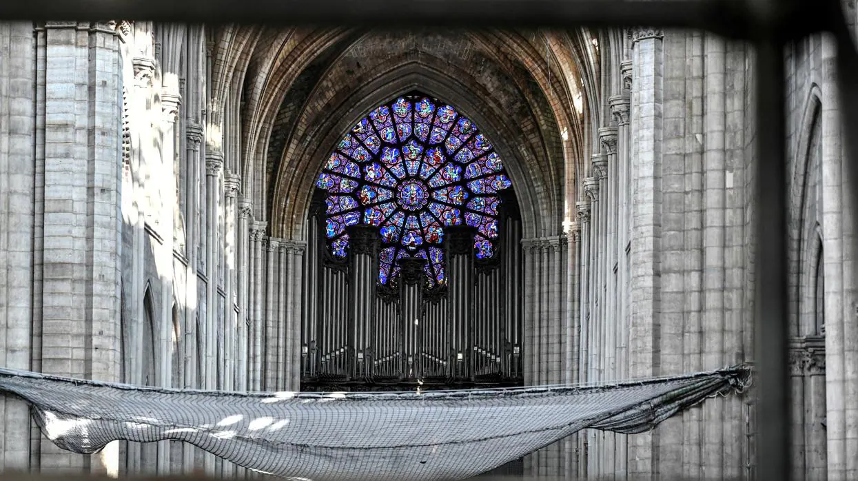 Imagen del órgano de Notre Dame