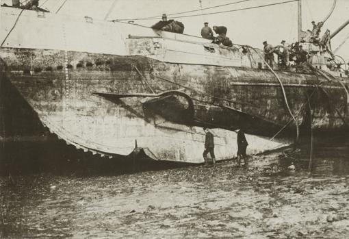 El UC-44, uno de los submarinos de la misma serie que el UC-47