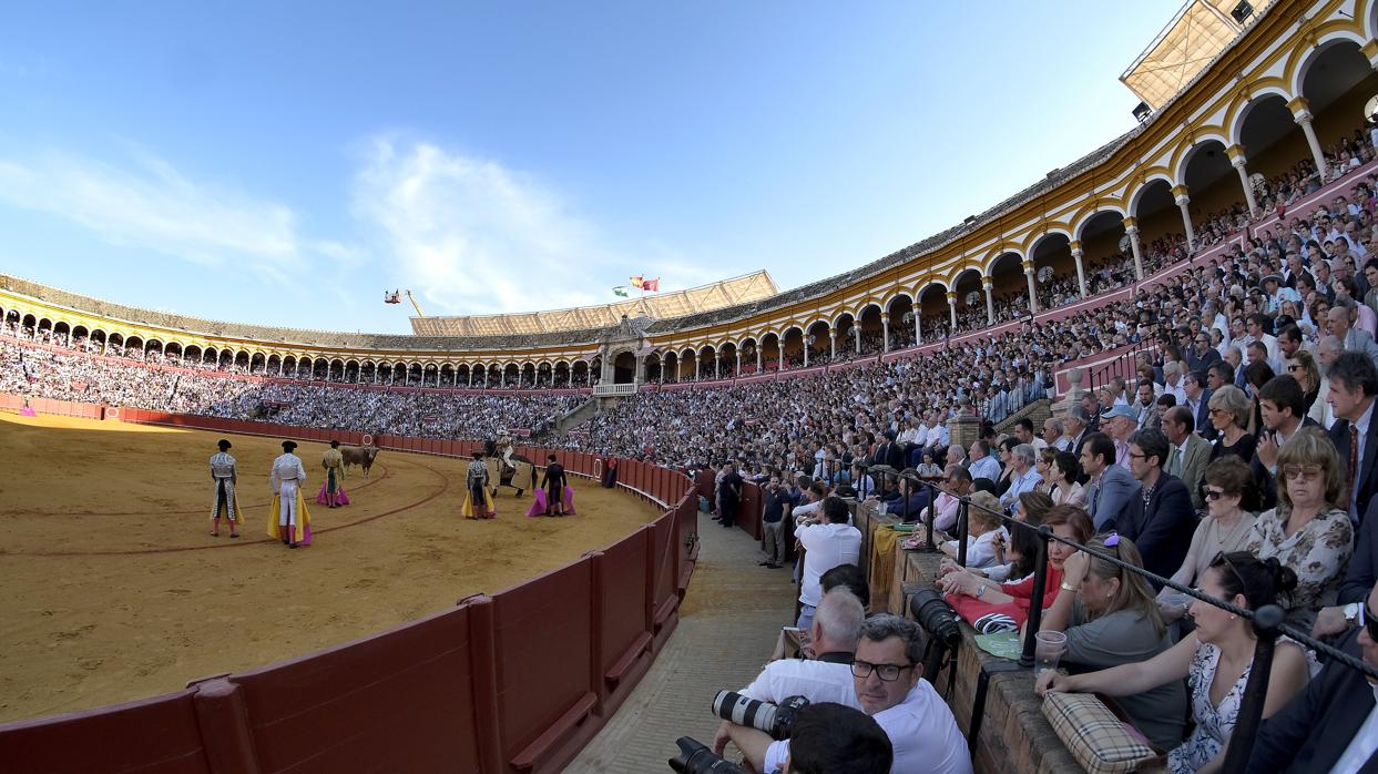 La plaza de toros de Sevilla tenía dos corridas previstas para los días 26 y 27 de septiembre