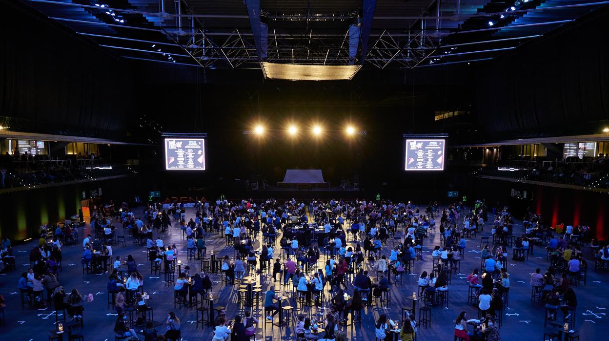 Fotografía del concierto de Lola Índigo en el Navarra Arena del pasado fin de semana