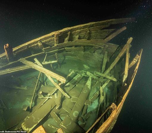 Aparece un espectacular mercante del siglo XVII intacto en aguas del Báltico