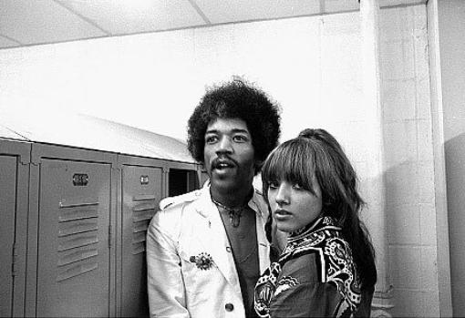 Jimi Hendrix y Linda Keith en Nueva York