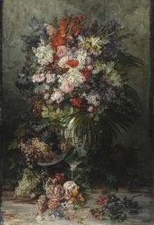 «Flores y frutas», de María Luisa de la Riva