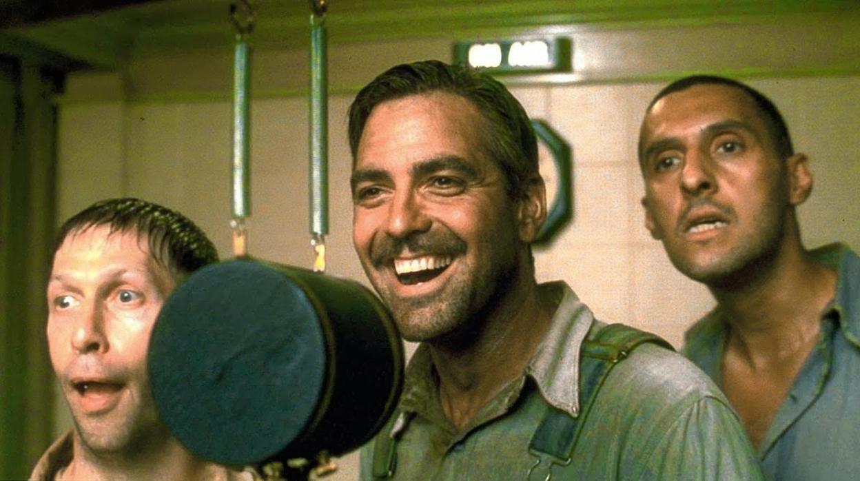 Tim Blake, George Clooney y John Turturro en «O brother, where art thou?»