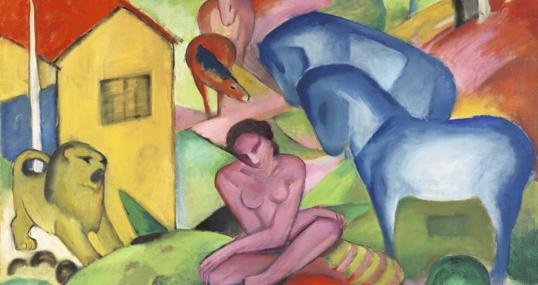 «El sueño», de Franz Marc