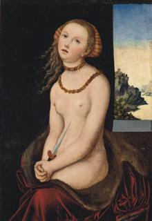 «Lucrecia», de Lucas Cranach el Viejo. Museo de Brooklyn. Vendida por 5,1 millones de dólares