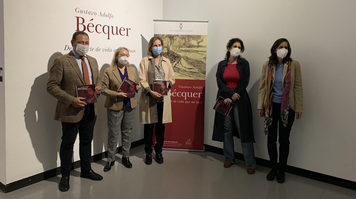 Ricardo Sánchez, Marta Palenque, Mar Sánchez Estrella, Eva Díaz Pérez y Susana Cayuelas en Santa Inés