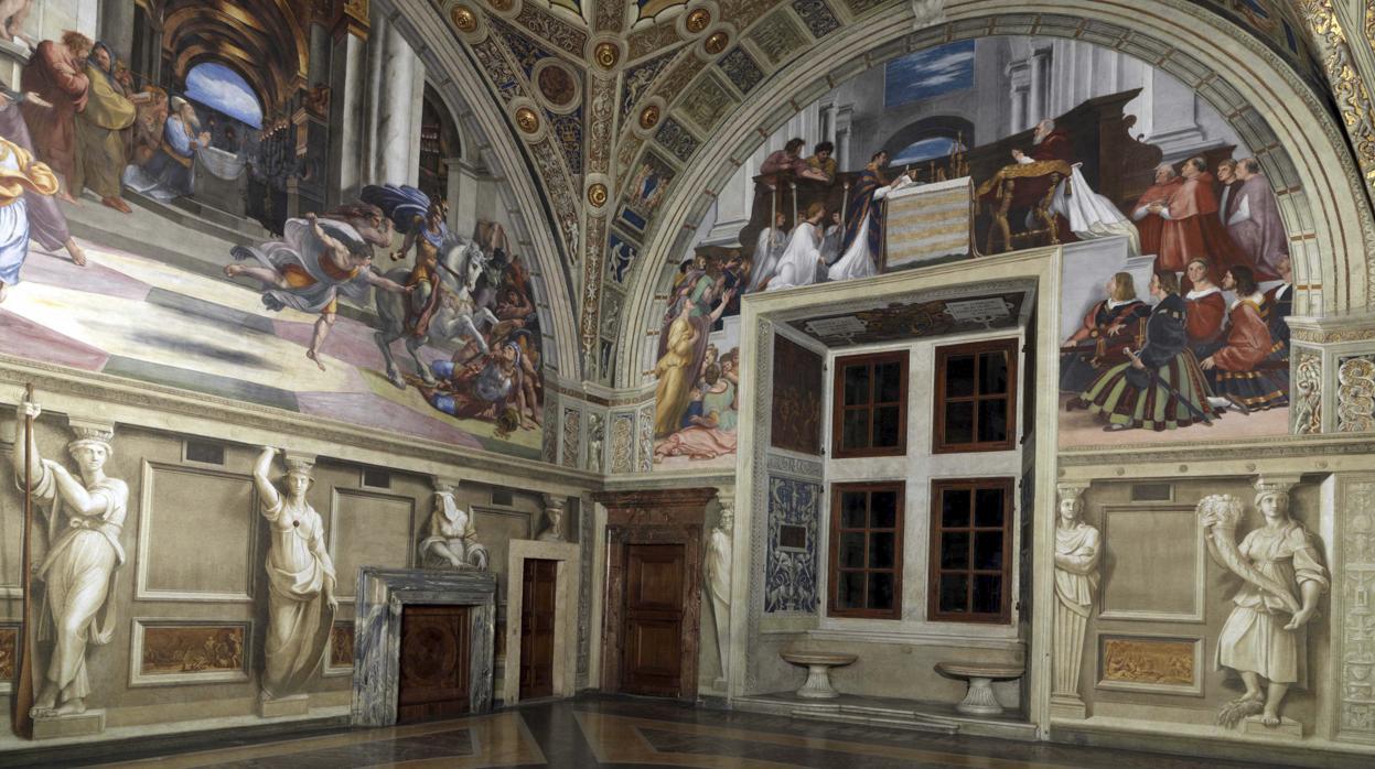 Una de las Estancias Vaticanas
