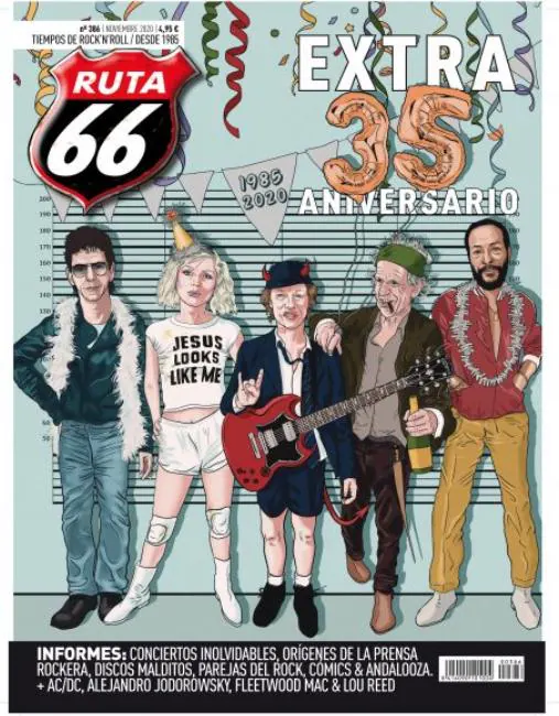 Ruta66, la revista favorita del rock cumple 35 años