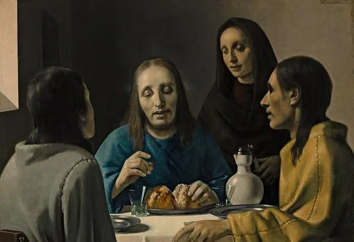 «La cena de Emaús», pintado por Van Meegeren