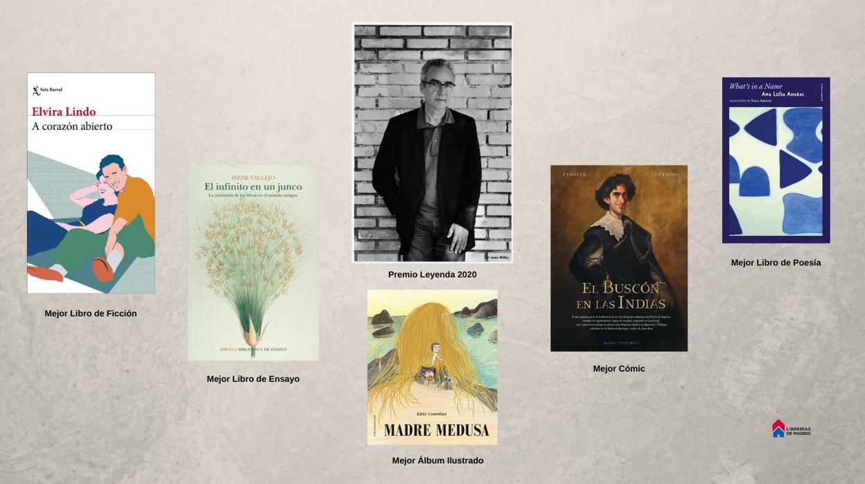 Irene Vallejo, Elvira Lindo y Juan José Millás, premiados por los libreros de Madrid