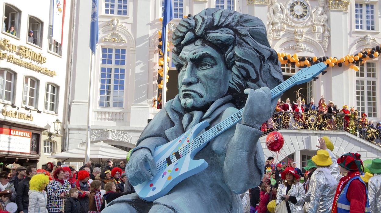 Una versión moderna de Beethoven en un desfile