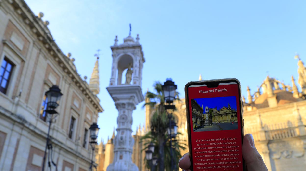 Imagen de una de las rutas virtuales por la ciudad de Sevilla