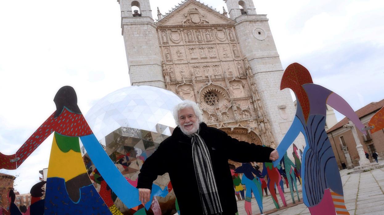 Cristóbal Gabarrón, feliz, con su proyecto en Valladolid