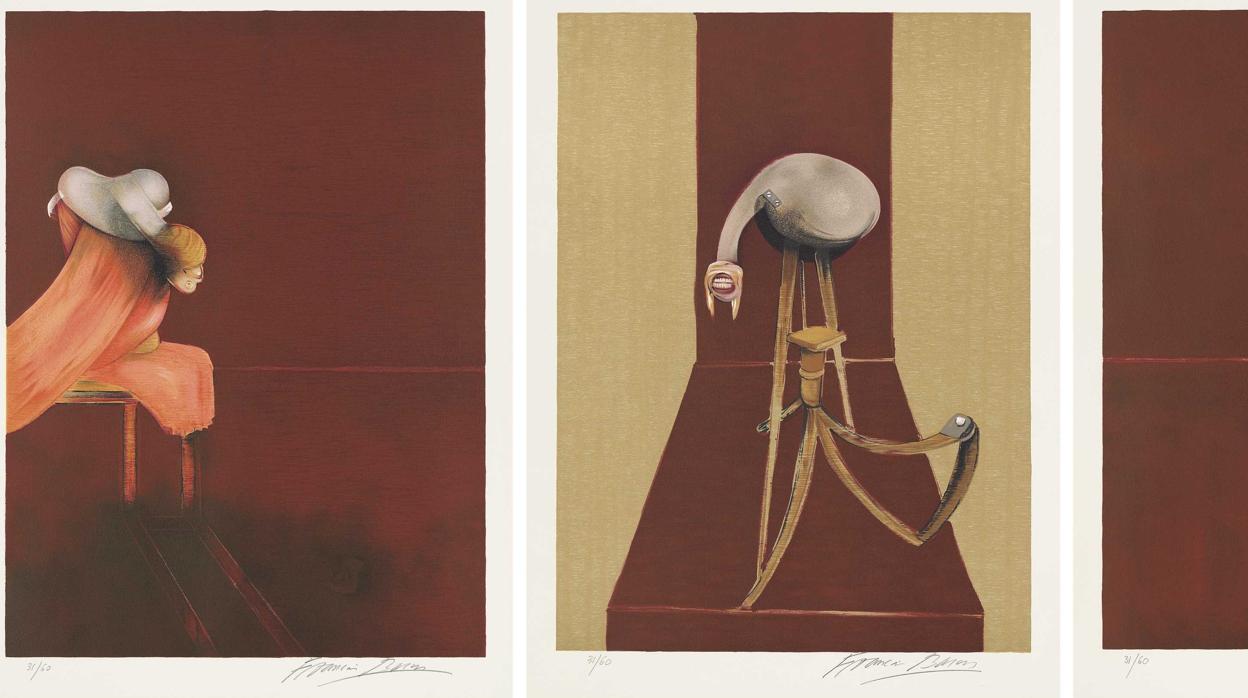 «Second Version of Triptych 1944 (gran formato), 1989», de Francis Bacon