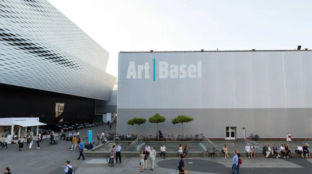 Detalle de la sede de Art Basel en MessePlatz