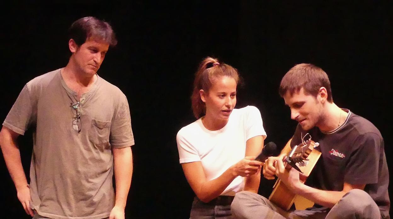 Los actores de «La gaviota» en versión de Àlex Rigola, en el teatro Central