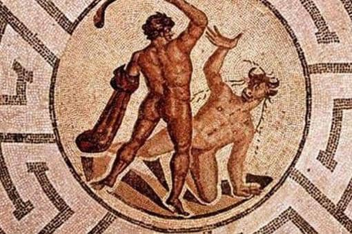 Teseo y el Minotauro de Creta