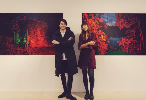 Ignacio Reig, de Furiosa Gallery, con la fotógrafa Irene Cruz