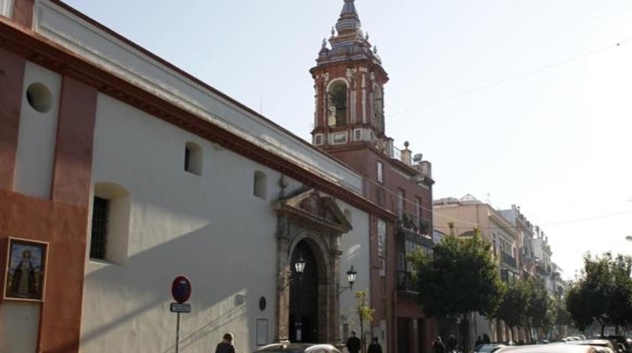 Imagen de la parroquia de la O, en el emblemático barrio de Triana