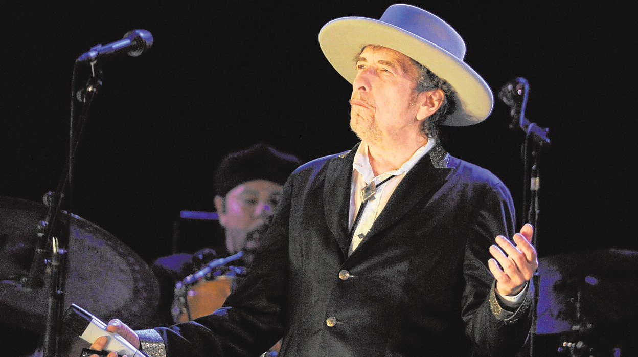 Bob Dylan, en un concierto de 2012